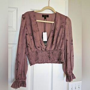 Truth flower crop top